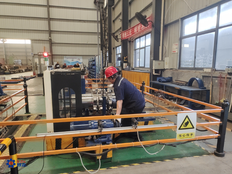 鏈輪軸組試運行